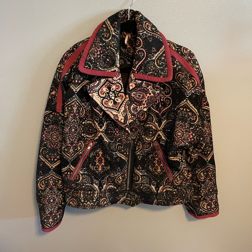 Free People Jacquard Jacket